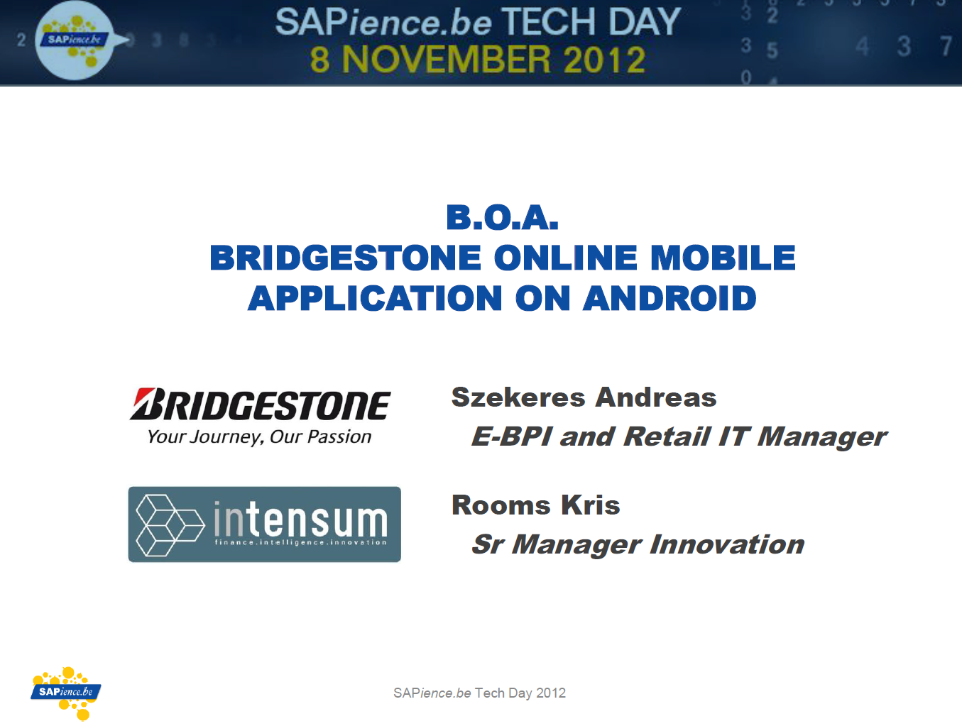 Bridgestone mobile app